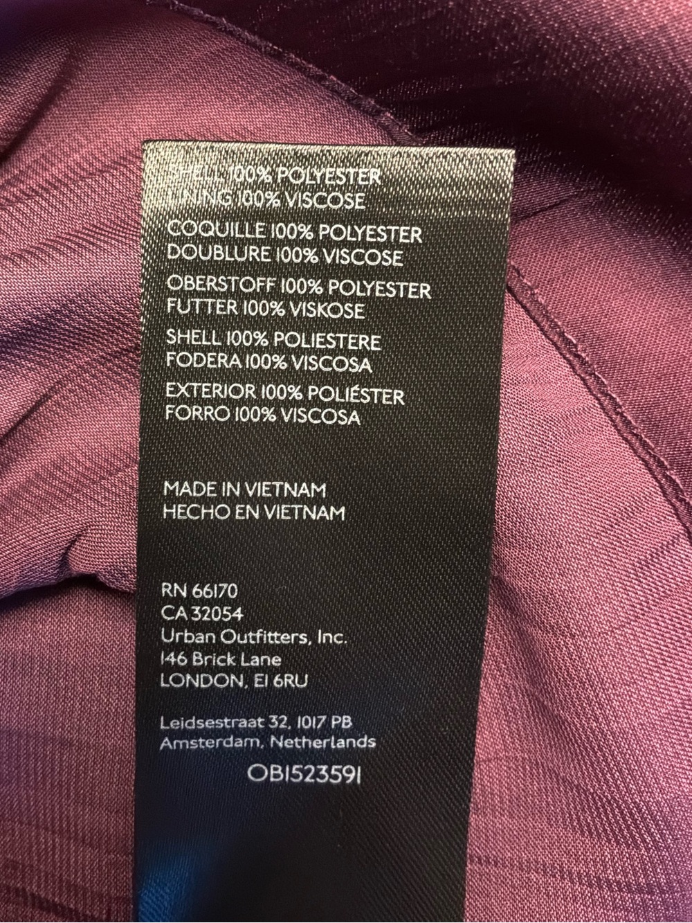Anthropologie Women's Purple Tiered Maxi Dress with Smocked Waist - Picture 11 of 11